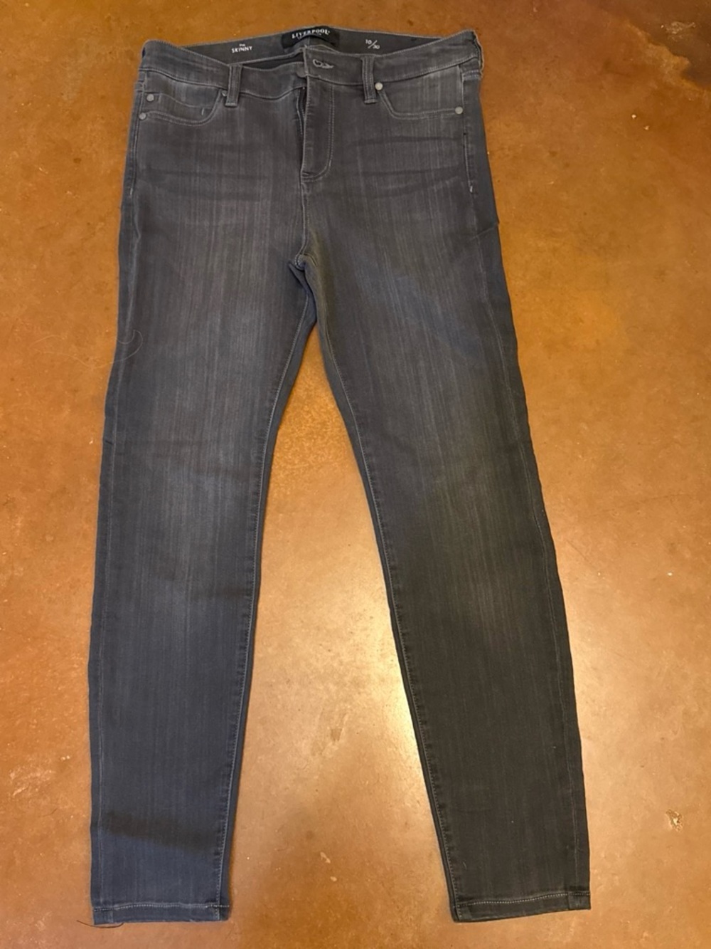 Liverpool Women’s Skinny Jeans - Blavk Washed
